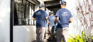 our movers in Glendale unloading furniture